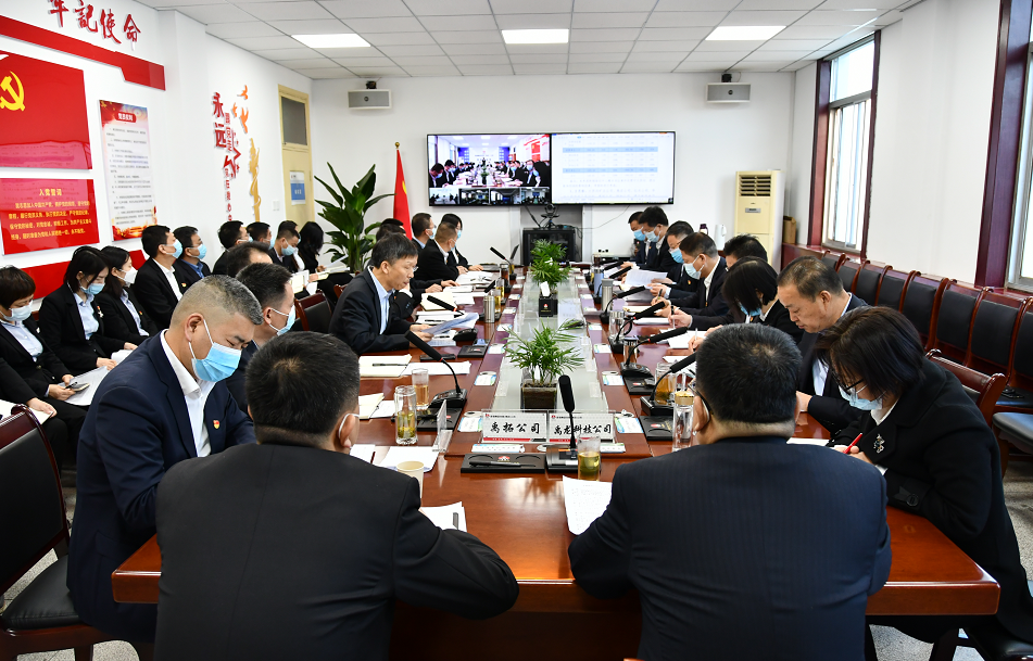 龍鋼集團(tuán)公司召開3月份黨群工作例會 龍鋼集團(tuán)公司召開3月份黨群工作例會