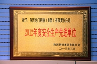 年度安全生產(chǎn)先進(jìn)單位