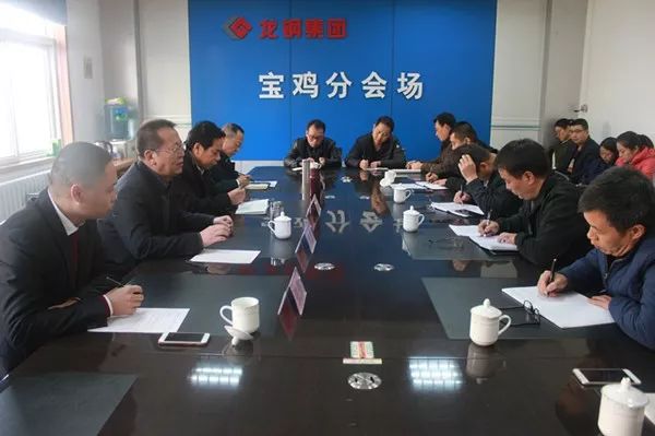 唐鑫、劉光明到寶軋公司慰問
