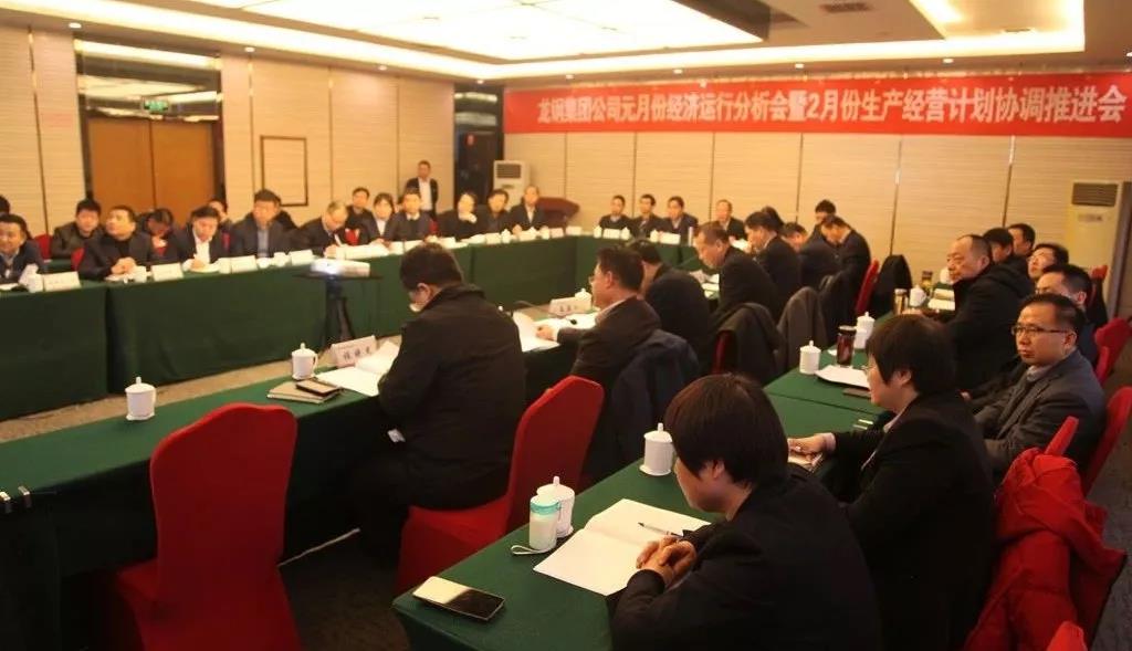 龍鋼集團(tuán)召開2019年元月份經(jīng)濟運行分析會暨2月份生產(chǎn)經(jīng)營計劃協(xié)調(diào)推進(jìn)會 龍鋼集團(tuán)召開2019年元月份經(jīng)濟運行分析會暨2月份生產(chǎn)經(jīng)營計劃協(xié)調(diào)推進(jìn)會