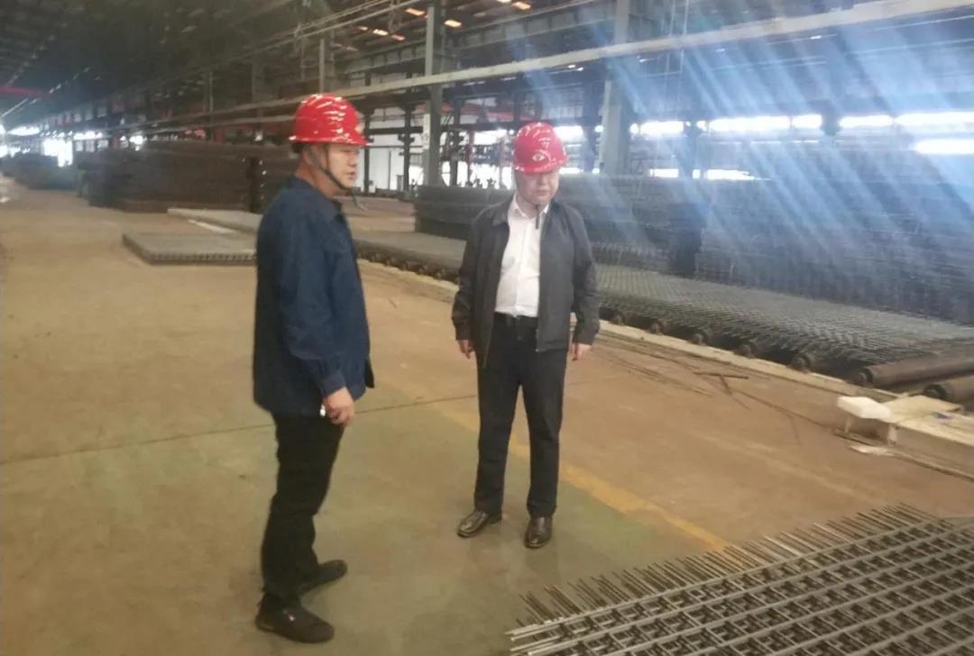 陳輝到禹宏置業(yè)公司、鋼加公司韓城加工基地檢查指導(dǎo)工作